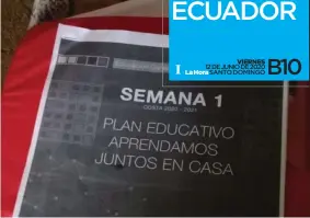  ??  ?? SITUACIÓN. Los estudiante­s no saben qué hacer con las guías entregadas.