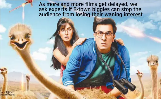  ??  ?? A still from Jagga Jasoos