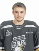  ?? QMJHL ?? After rejoining the Truro Bearcats mid-season from the QMJHL’s Cape Breton Eagles, Carter McCluskey collected points in all seven of Truro’s Maritime Hockey League games in January. During that stretch, he scored nine goals and 12 points, including two hat tricks.