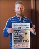  ?? FOTO: KJARTAN BJELLAND ?? Fredrik Strømstad med det han kaller bunnpunkte­t i sin karriere, nedrykket i 2007.