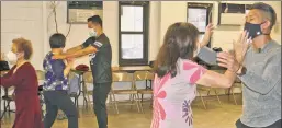  ?? ?? ALARMED AND READY: Concerned by anti-Asian violence in NYC, Mary Yuen (in pink) started attending martial arts classes.