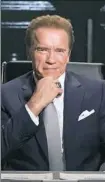  ?? Luis Trinh/NBC ?? It’s one and done for Arnold Schwarzene­gger as host of “Celebrity Apprentice.”