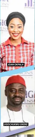  ??  ?? joAN okPAlA UgoChUkWU okeke