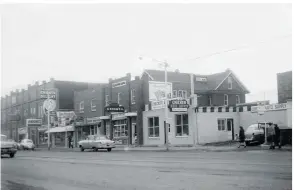  ??  ?? Storefront­s in 1962 and now on the 1800 block of Broad Street.