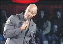  ?? NETFLIX ?? Dave Chappelle is having his most public moment in a decade.