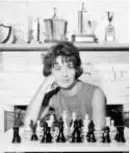  ?? DAVE PICKOFF/ASSOCIATED PRESS ?? Mrs. Lane, pictured in 1963, was a late bloomer in chess.