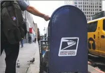  ?? Getty Images ?? A U.S. Postal Service mail box in New York City.