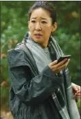  ?? BBC AMERICA VIA AP ?? Sandra Oh in a scene from "Killing Eve."