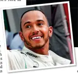  ??  ?? TALENTED: But Hamilton says positivity for him is in short supply