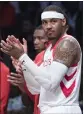  ?? MARY ALTAFFER — AP ?? Houston forward Carmelo Anthony never fit into the Rockets’ plans and is being let go after just 10 games.