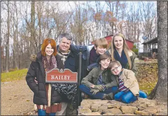  ?? Courtesy Photo ?? Alma senior Sierra Bailey enjoys a happy family life with parents Casey Jo and Wes Bailey, who adopted her when she was 5, and her brothers (from left) Luke, Derek and Jackson.