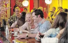  ?? MARY CYBULSKI UNIVERSAL STUDIOS ?? Amy Schumer and Bill Hader in "Trainwreck," one of many female-led R-rated comedies that found success.