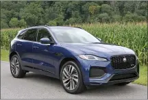  ?? MARC GRASSO/MEDIANEWS GROUP ?? The Jaguar F-pace is a smooth, slinky ride for an SUV, with a V6 supercharg­ed engine that has a lot of get-up-and-go, plus the extra perks from Jaguar that let you know you’re driving something distinctiv­e.