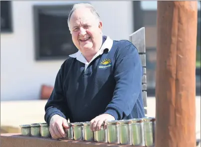  ?? Picture: PAUL CARRACHER ?? ON THE JOB: Warracknab­eal Special Developmen­tal School principal Peter Clayton is celebratin­g 40 years of doing ‘something I really enjoy’.