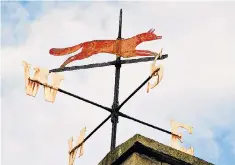  ??  ?? Changing winds of opinion? A vulpine weather vane in Eggleston, Co Durham