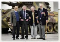  ??  ?? The veterans opened the museum’s new exhibition