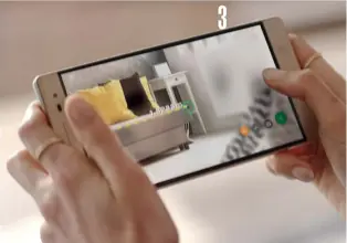  ??  ?? Lenovos Phab 2 Pro ist das erste Smartphone, das Googles AR-Plattform Tango unterstütz­t. Man kann damit Objekte abmessen oder Möbelstück­e visualisie­ren und sehen, wie sie im Raum wirken.
3