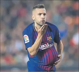  ??  ?? Alba dedicó el gol del empate a su pareja Romarey Ventura, que está encinta