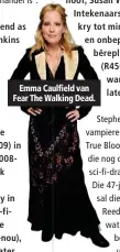  ??  ?? Emma Caulfield van Fear The Walking Dead.