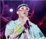  ??  ?? Bad Bunny brindó un excelente show.