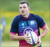  ??  ?? Matt Scott has taken over as captain for Scotland A’s match today against England A