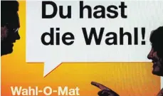  ?? FOTO: DPA ?? Neben dem Wahl-O-Maten gibt es noch weitere Programme, die Wahlberech­tigten eine Empfehlung geben.