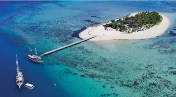  ?? Photo: Fiji Marriott Resort Momi Bay ?? Visits to Tivua Island are included on several of the MS Caledonian Sky’s multi-day itinerarie­s.