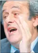  ??  ?? LEADING CANDIDATE: current UEFA president Michel Platini is a frontrunne­r for FIFA election