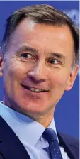  ?? ?? Boost: Jeremy Hunt