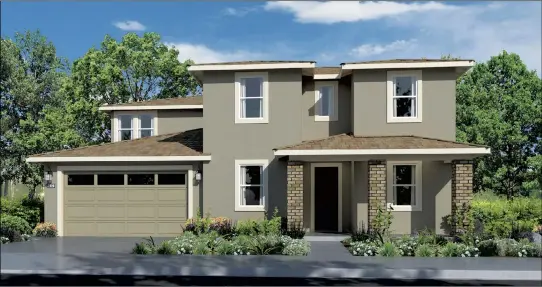  ??  ?? Discover lakeside living at your pace in Sacramento at Northlake, featuring beautiful single-family homes, a clubhouse with pool, plus parks, trails and more.