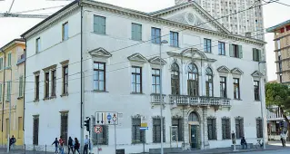  ??  ?? Palazzo Cavalli Tra Corso del Popolo e le Porte Contarine. Qui sorgerà il nuovo museo della scienza di Padova voluto dal Bo