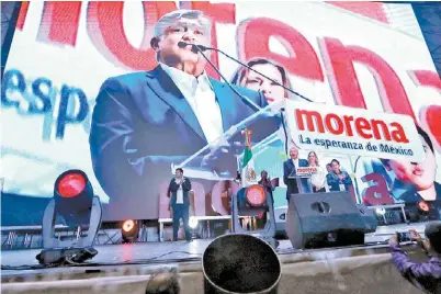  ?? JORGE CARBALLO ?? López Obrador escribió que en la plática con el magnate hubo “trato respetuoso”.