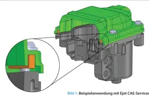  ??  ?? Bild 1: Beispielan­wendung mit Ejot CAE-Services