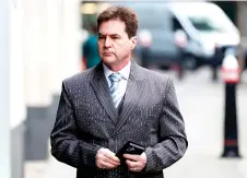  ?? — AFP photo ?? Computer scientist Craig Wright says he is “Satoshi Nakamoto”, the pseudonym of bitcoin’s creator.