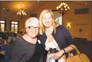  ?? Contribute­d photo ?? Middlesex United Way has awarded its Community Service Award to Kristen Roberts, right, shown with Patti Vassia, former director of the agency.