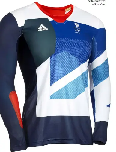  ??  ?? The Adidas 2012 archery shirt: “A great idea that just fell a little bit short”