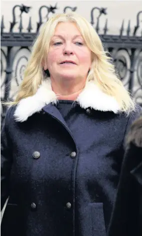  ??  ?? > Nicola Briers’ case for a slice of her ex’s fortune has gone to appeal