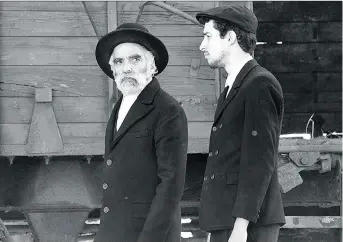  ?? KATaPULT FILM ?? Ivan Angelusz and Tamas Szabo Kimmel star in 1945 as two Orthodox Jews returning home in the aftermath of the Holocaust, plunging a Hungarian village into a crisis of guilt and fear.