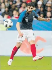  ?? FOTO: AP ?? Nabil Fekir está con Francia tras brillar en el Lyon