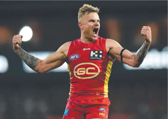 ?? Picture: GETTY IMAGES ?? Gold Coast’s Brandon Ellis believes the short turnaround before playing St Kilda this week will help the youthful Suns.