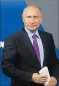  ??  ?? VLADIMIR PUTIN