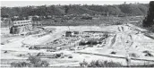  ?? KIRK KENNEY U-T ?? Work continues on Aztec Stadium (center) as demolition of San Diego Stadium (left) nears an end.