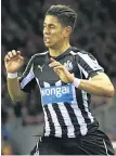  ??  ?? Ayoze Perez caused problems for Liverpool’s defence