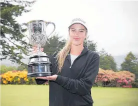  ?? Photo / Derek Morrison/ www.bwmedia.co.nz ?? Jessica Green won the NZ Amateur Golf Championsh­ip at Otago Golf Club.