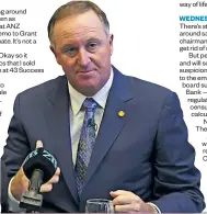  ?? Photo / NZME ?? There were calls for his head to roll, but John Key said he wasn’t going to step down as chairman of ANZ.