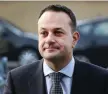  ??  ?? Mis-spoke: Leo Varadkar