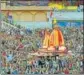  ?? REUTERS ?? Devotees during Mahakumbh in Haridwar on April 11.