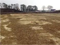  ??  ?? Above: Only when soil had been stripped from the site did the extent of the Iron Age cemetery at Burnby Lane become apparent