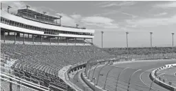  ??  ?? The old benches at ISM Raceway were replaced by more comfortabl­e seating.