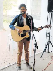  ??  ?? MUSIC MAN: Emile Naidu will perform at Food Truck Funday at 5pm on Saturday in the Baakens Valley